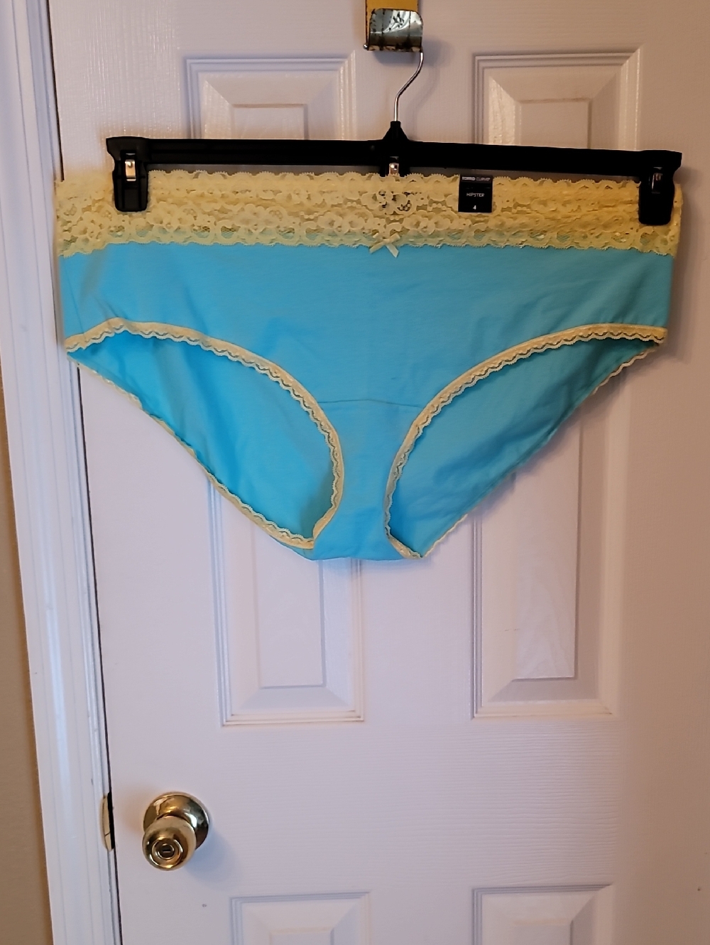 torrid Blue and Yellow Lace Hipster Panty